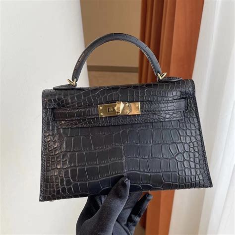 mini hermes price|Hermes mini kelly crocodile.